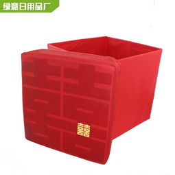 廣告禮品無紡布絲印帆布收納凳 多功能折疊儲(chǔ)物凳與品牌推廣利器